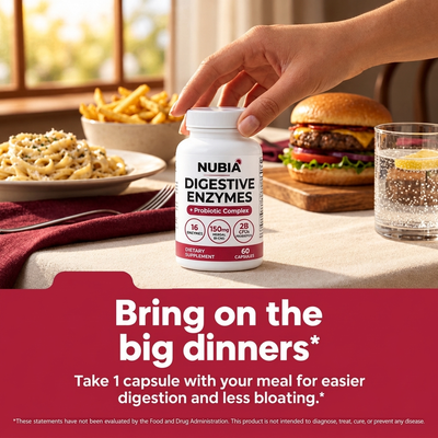 Nubia Digestive Enzymes + Probiotics