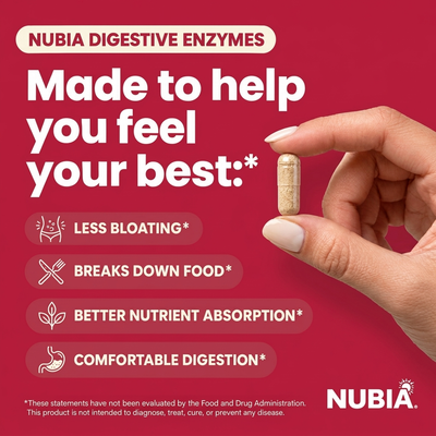 Nubia Digestive Enzymes + Probiotics