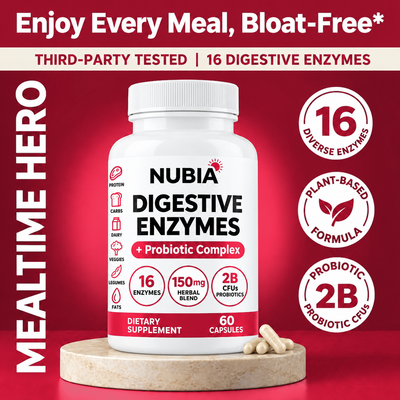 Nubia Digestive Enzymes + Probiotics