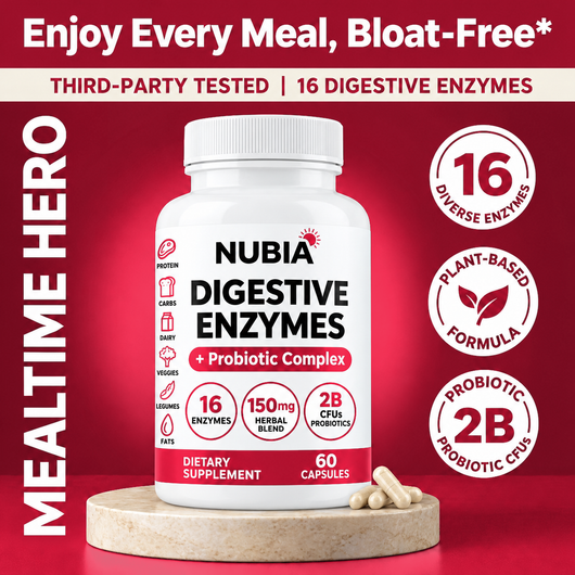 Nubia Digestive Enzymes + Probiotics